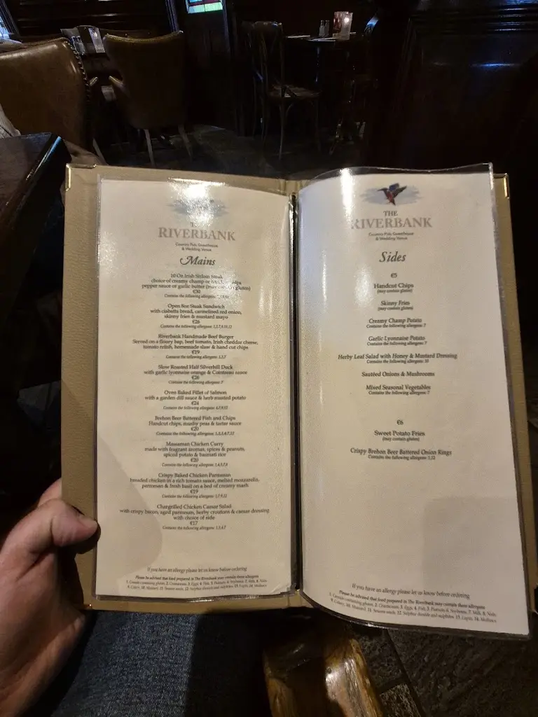 Menu_The Riverbank Country Pub & Guesthouse_Carrickmacross_image_2