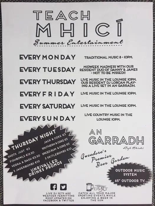 Menu_Teach Mhicí_Derrybeg_imagen_1