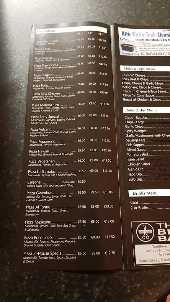 Menü_La Traviata_Castleblayney_Bild_1