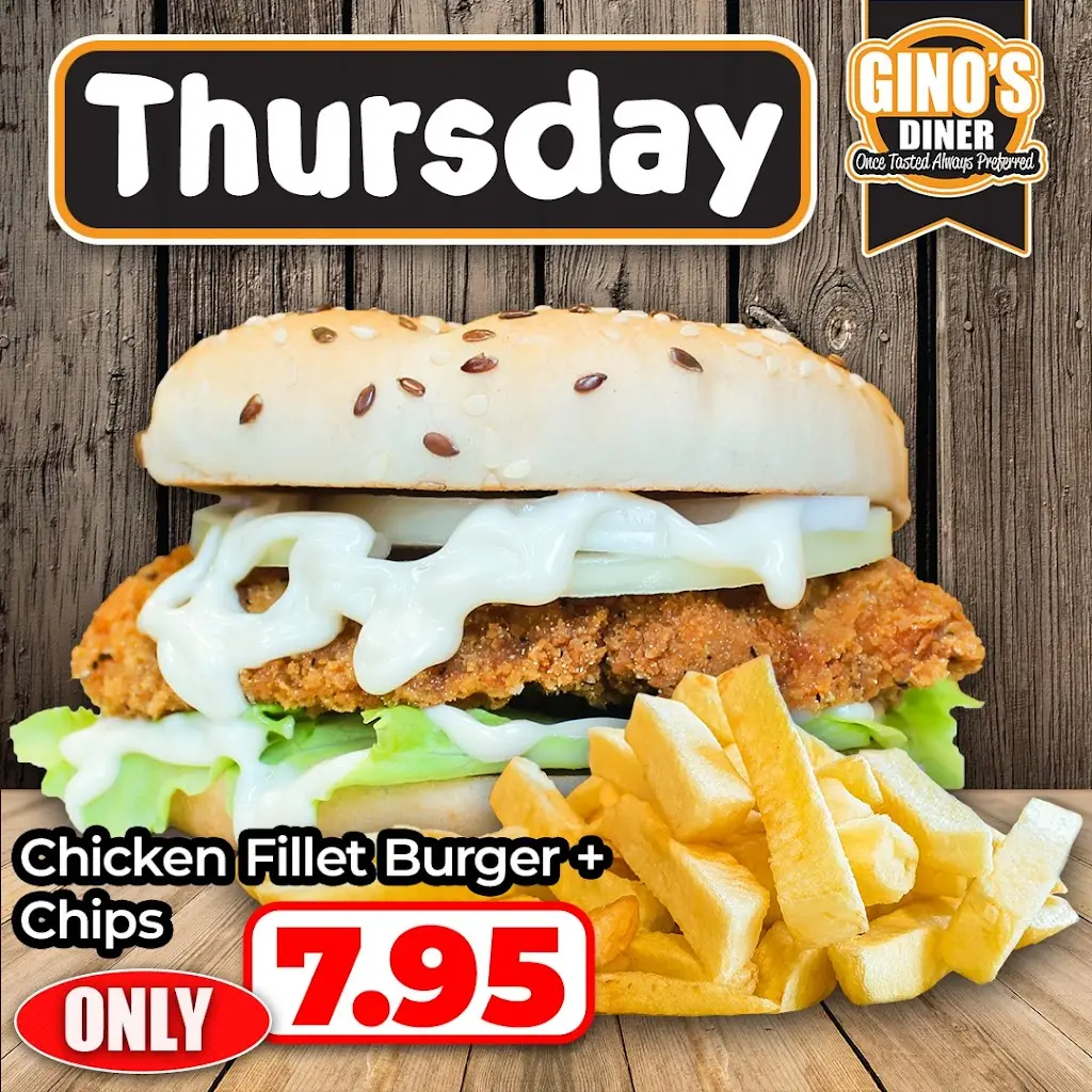 Menu_Ginos Diner Castleblayney_Castleblayney_image_1