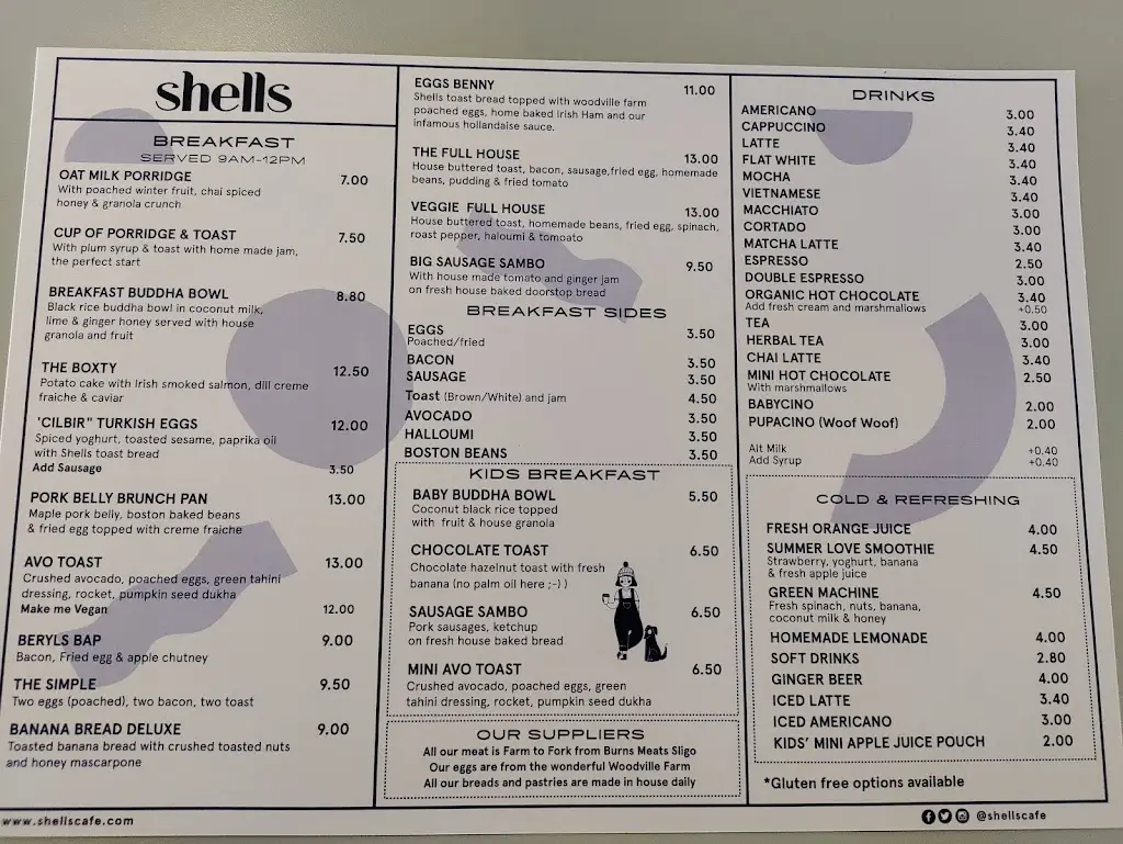 Menu_Shells Cafe_Strandhill_image_1