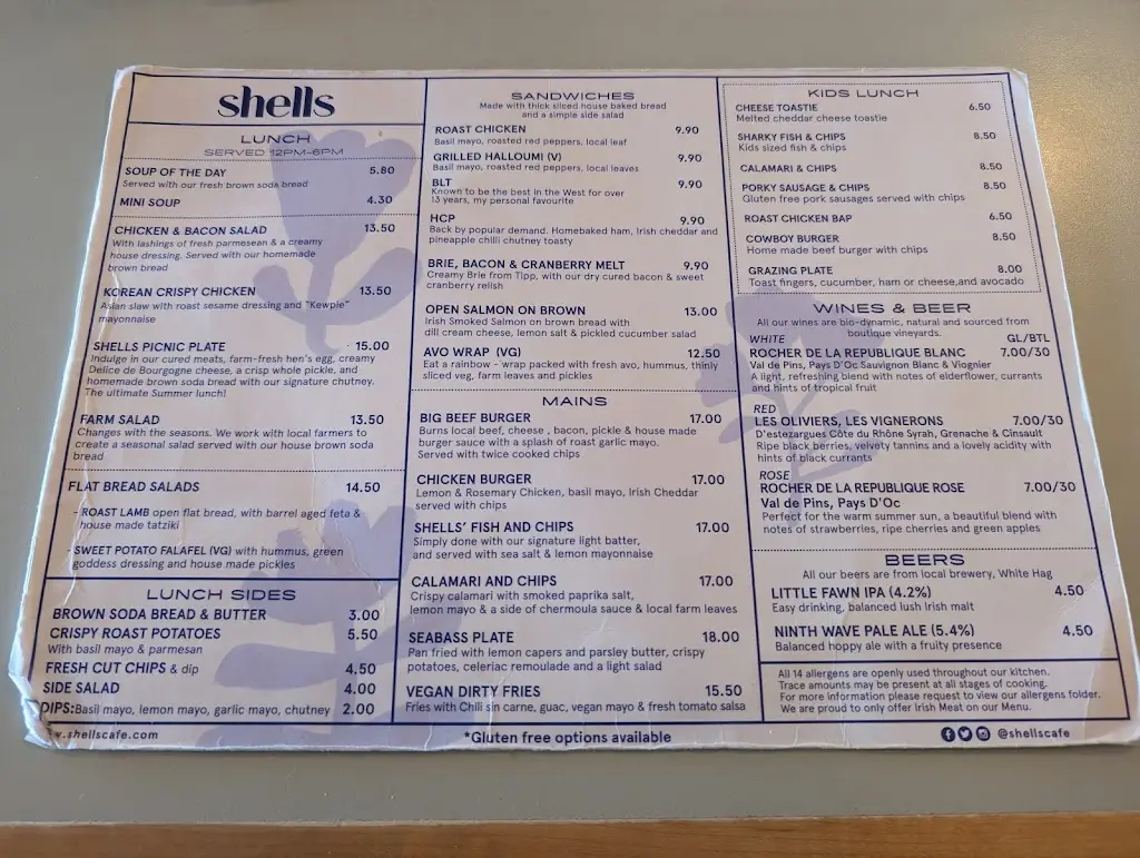 Menu_Shells Cafe_Strandhill_image_2