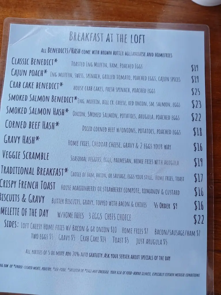 Menü_Emerald Bar_Bundoran_Bild_2