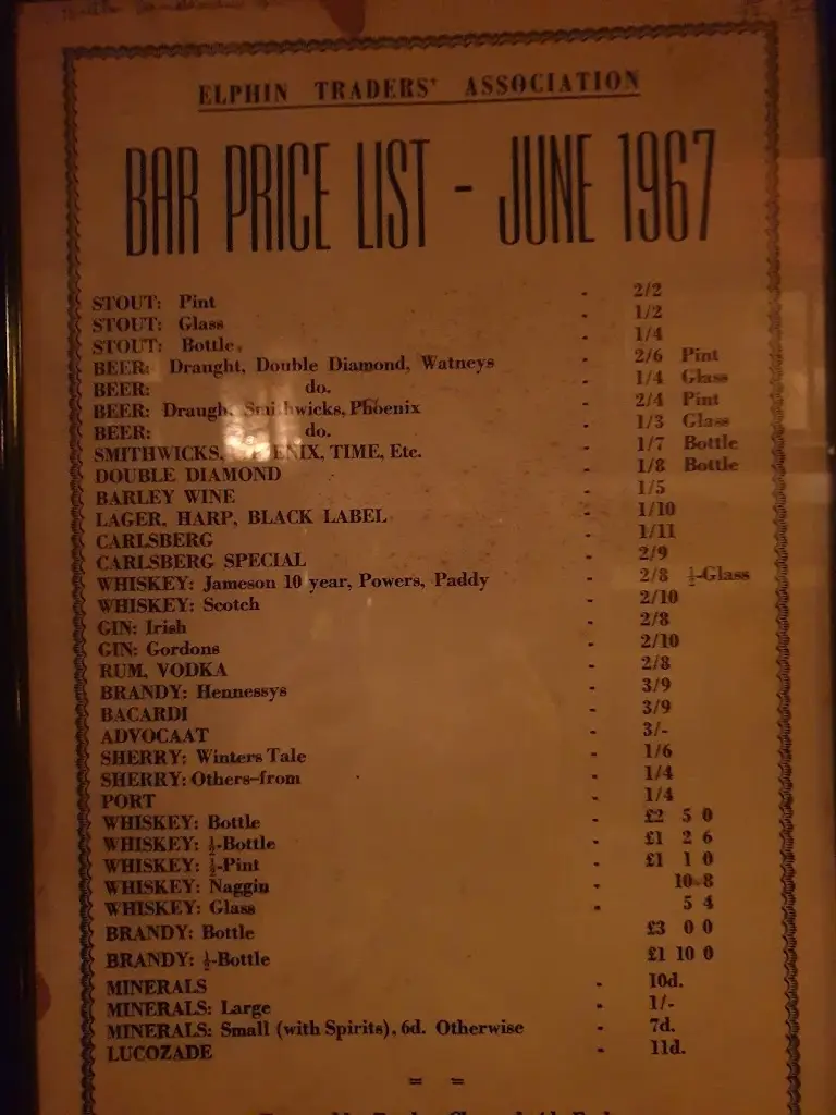 Menu_Dicey Reilly’s Pub, Off-Licence, Microbrewery & Beer Garden_Ballyshannon_imagen_3