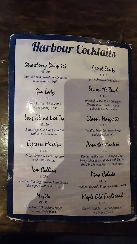 Menu_The Harbour Restaurant & Bar_Donegal_image_2