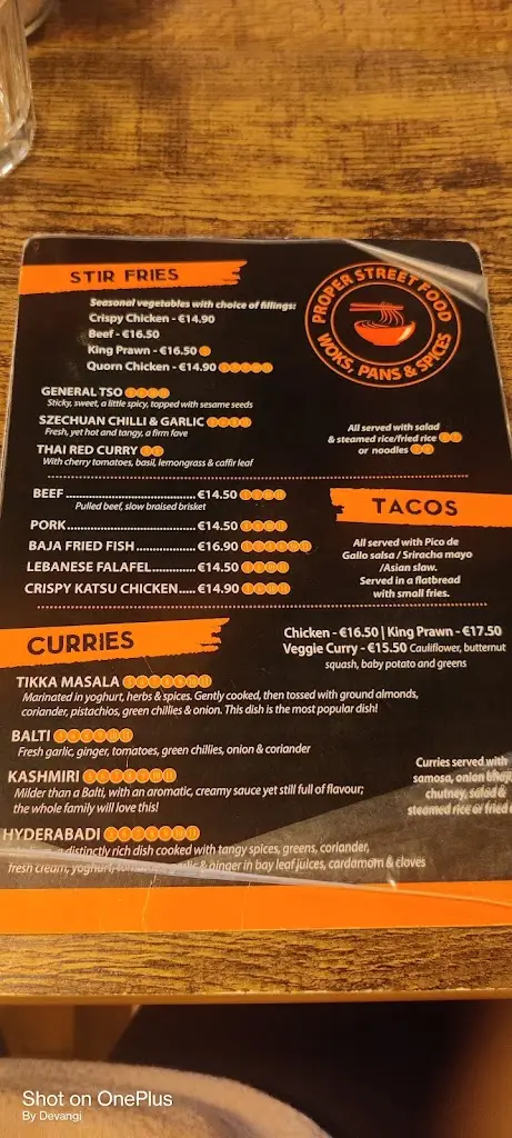 Menu_Proper Street Food_Donegal_image_4