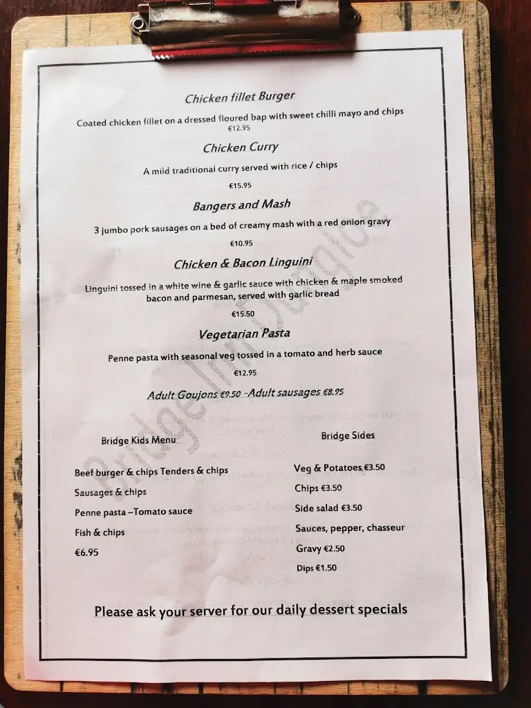 Menu_Bridge Inn Dungloe_Dungloe_image_4