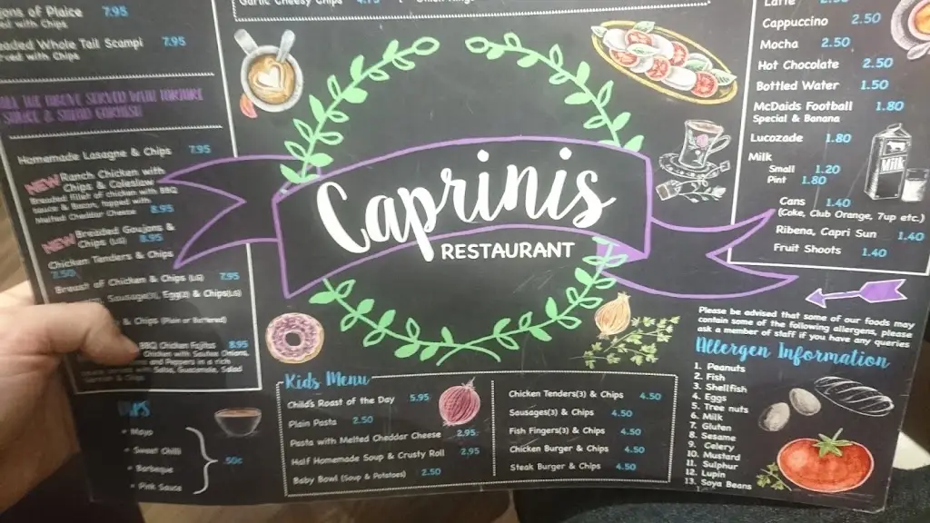 Menu_Caprinis restaurant_Dungloe_image_4