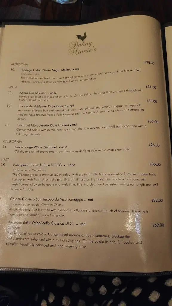 Menu_Danny Minnies Country House_Dungloe_image_3