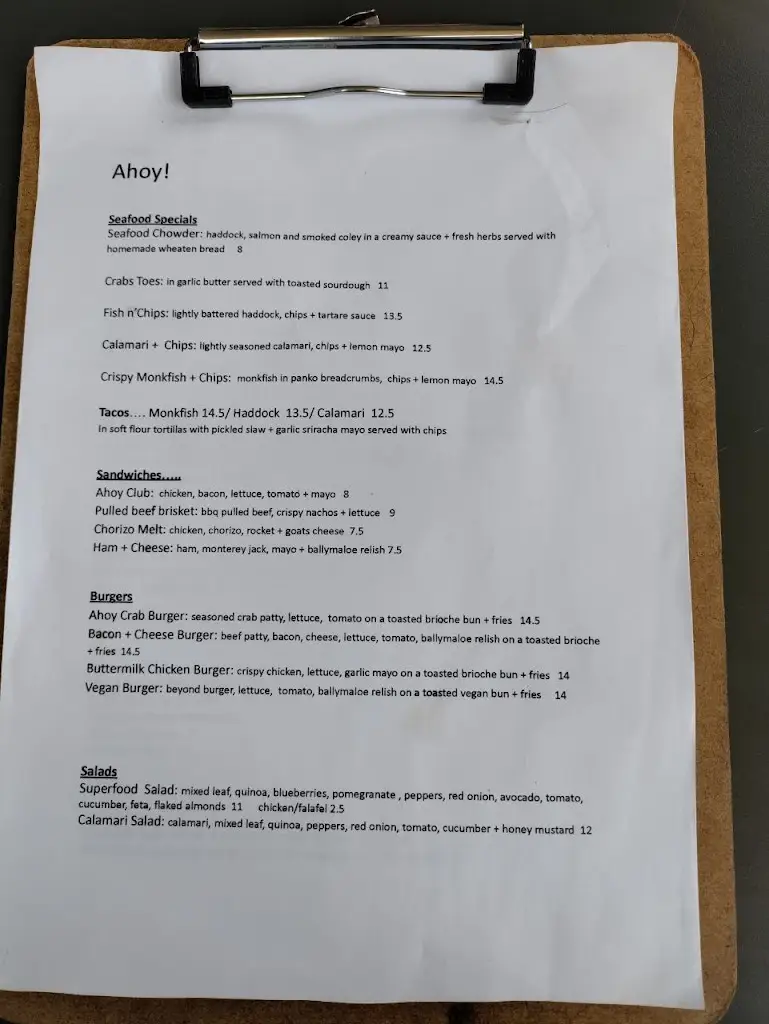 Menu_Ahoy Cafe_County Donegal_image_2