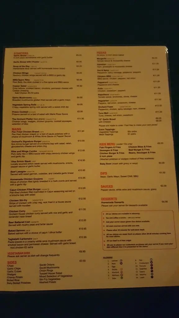 Menu_Orchard Bar Bistro_Dunlewy_image_3