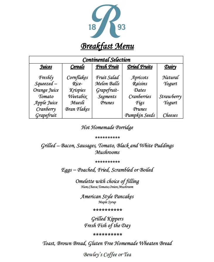 Menu_Vardon Restaurant - Rosapenna Hotel_Dunlewy_image_2