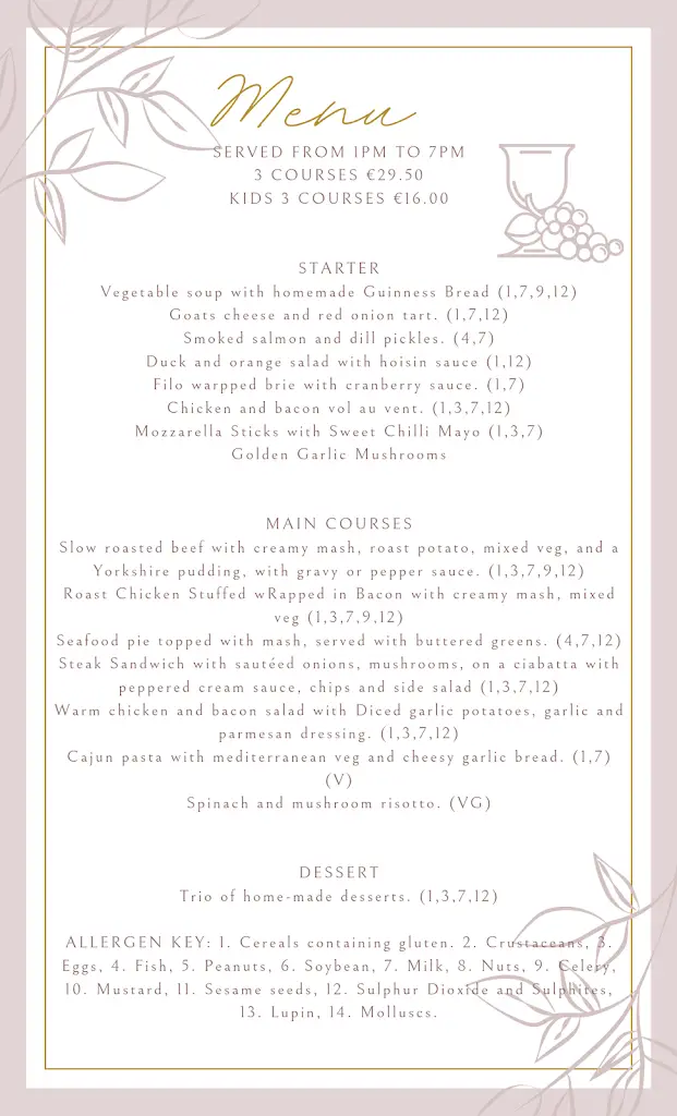 Menu_Donegal Boardwalk Bar & Restaurant_Dunlewy_image_4