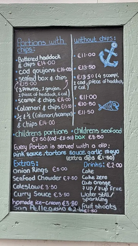 Menu_Killybegs seafood shack_Killybegs_immagine_1