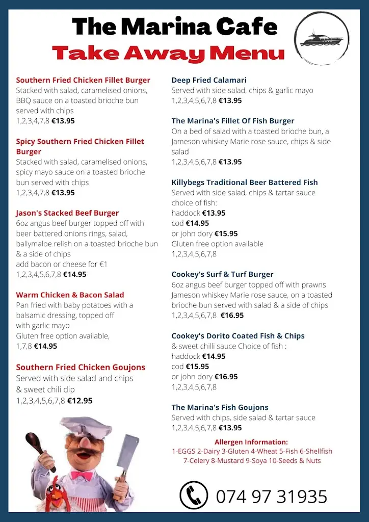 Menu_The Marina Cafe_Killybegs_image_3