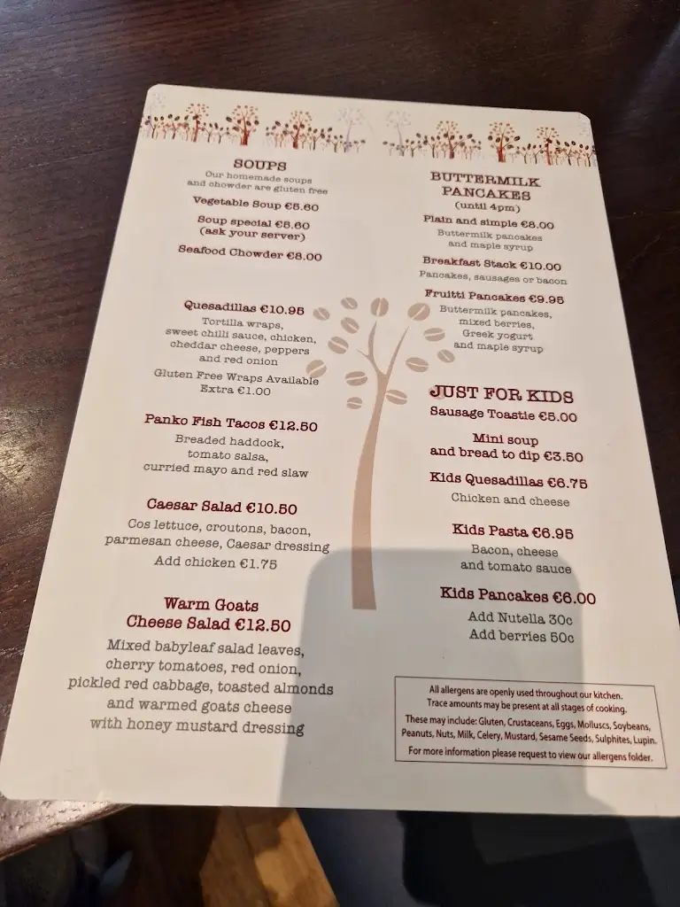 Menü_Mrs B's Coffee House_Killybegs_Bild_3