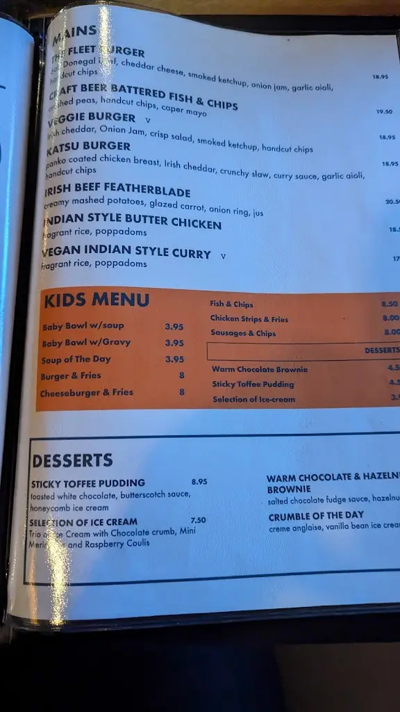 Menu_The Fleet Inn Guesthouse & Restaurant_Killybegs_image_3
