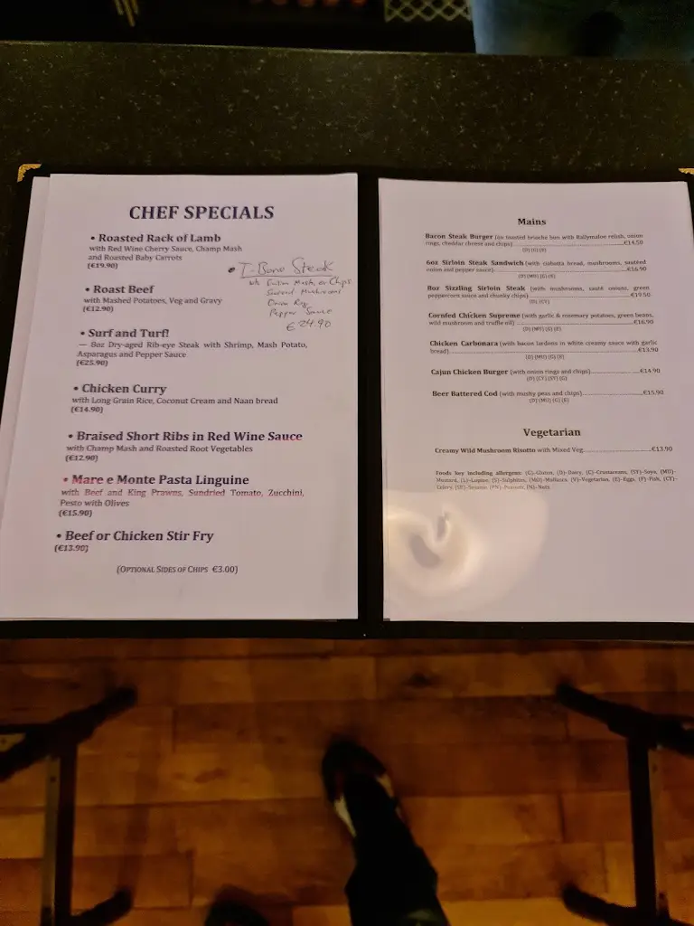 Menu_Ramblin' House_Cootehill_image_2