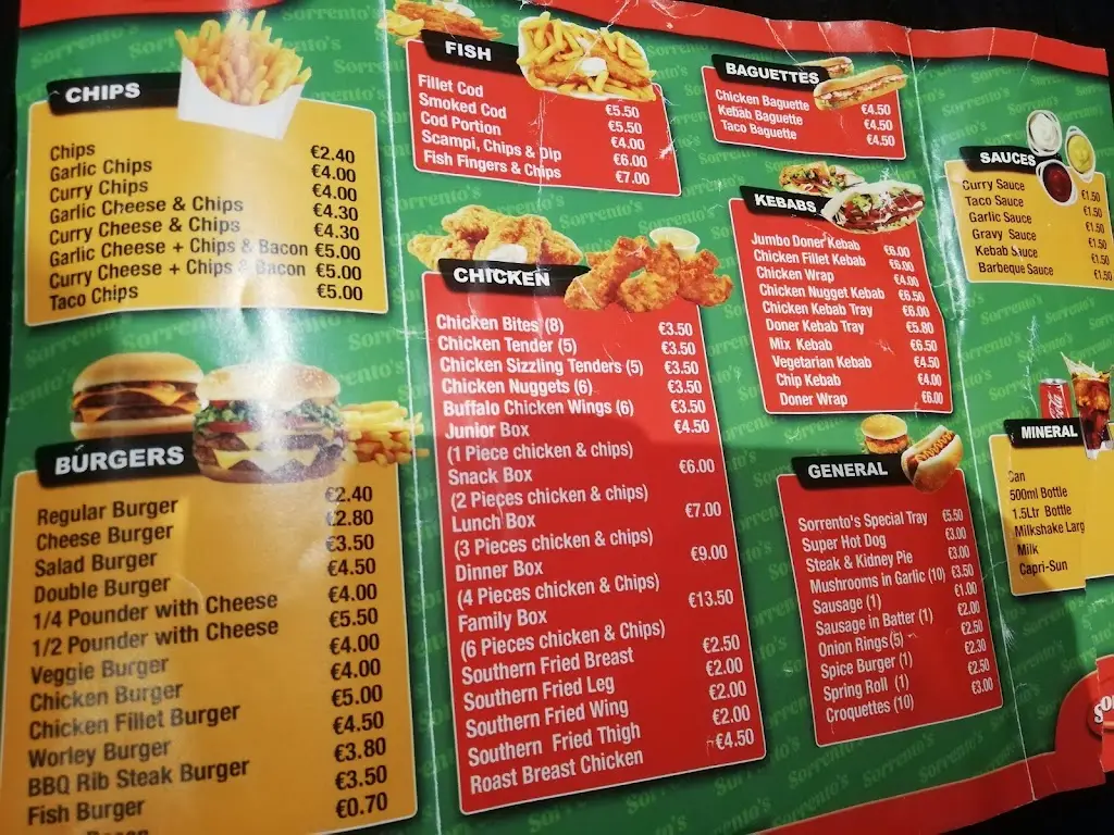 Menu_Sorrento's Take Away_Cootehill_image_3
