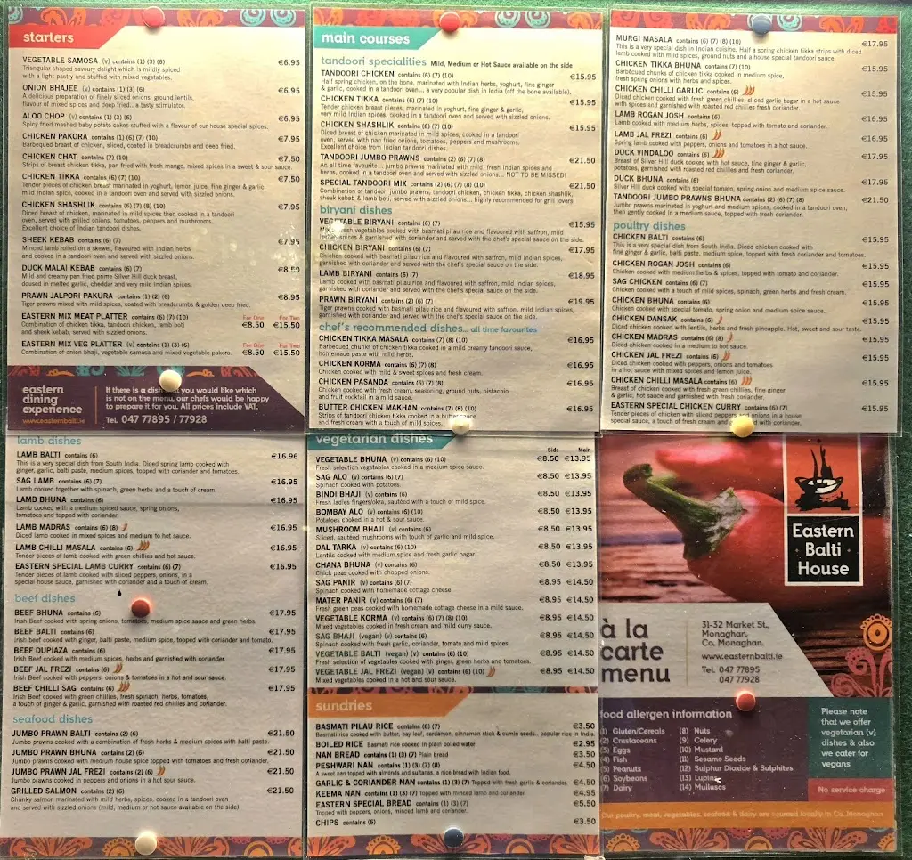 Menu_Eastern Balti_County Monaghan_image_2