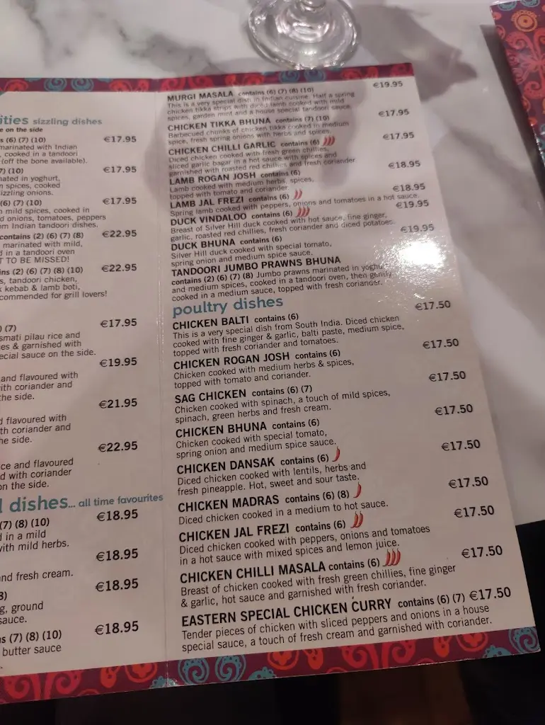 Menu_Eastern Balti_County Monaghan_image_4