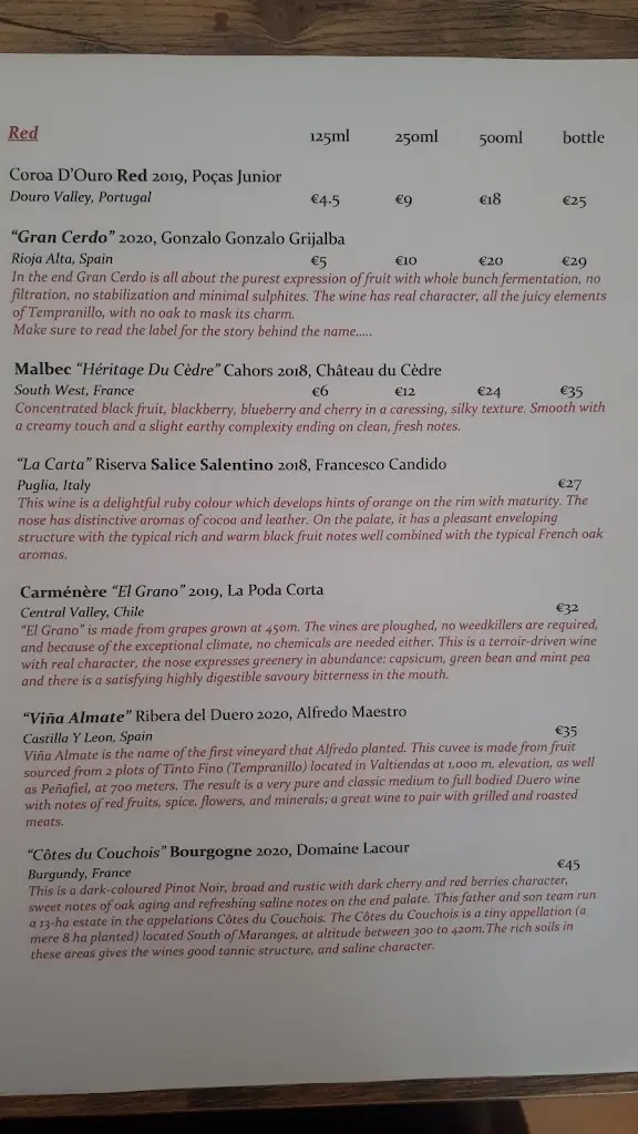 Menu_Bridge Bar Restaurant_Ramelton_imagen_3