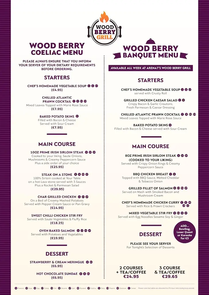 Menü_Wood Berry Grill Bar & Restaurant_Ramelton_Bild_1