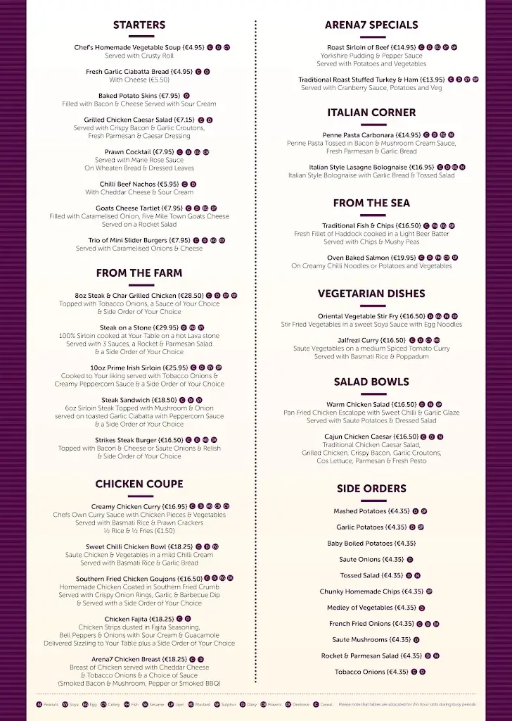 Menü_Wood Berry Grill Bar & Restaurant_Ramelton_Bild_2