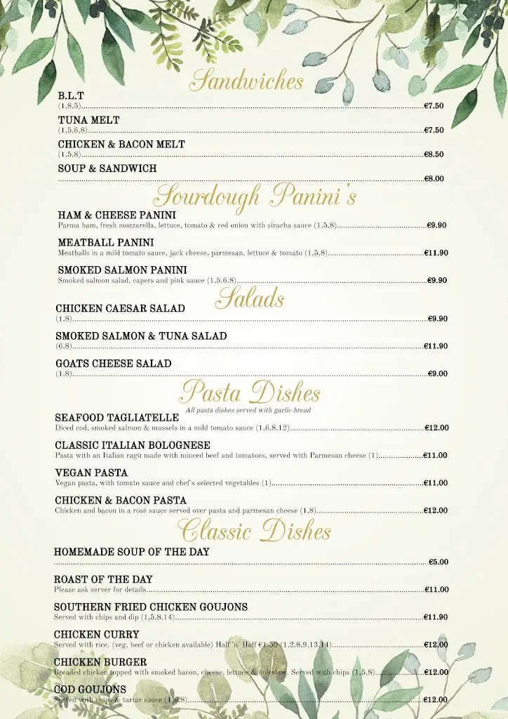 Menü_The Orchard Gastropub & Garden_Letterkenny_Bild_4