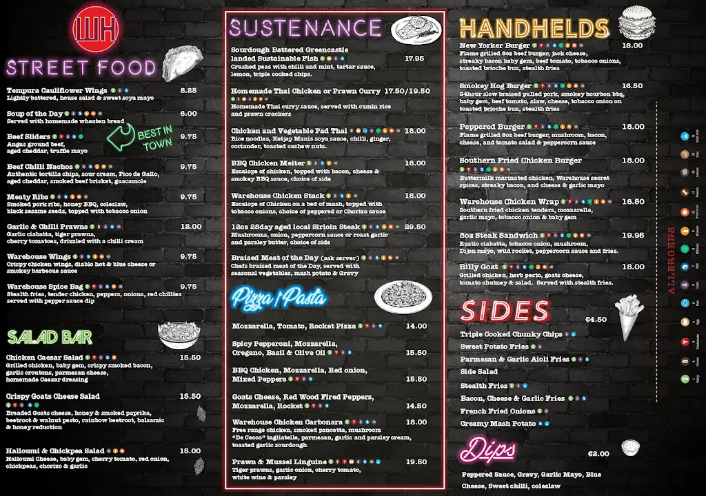 Menu_Warehouse Bar + Kitchen_Letterkenny_immagine_1