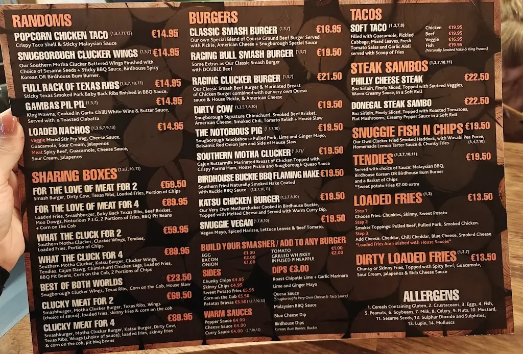 Menu_Snugborough_Letterkenny_imagen_2