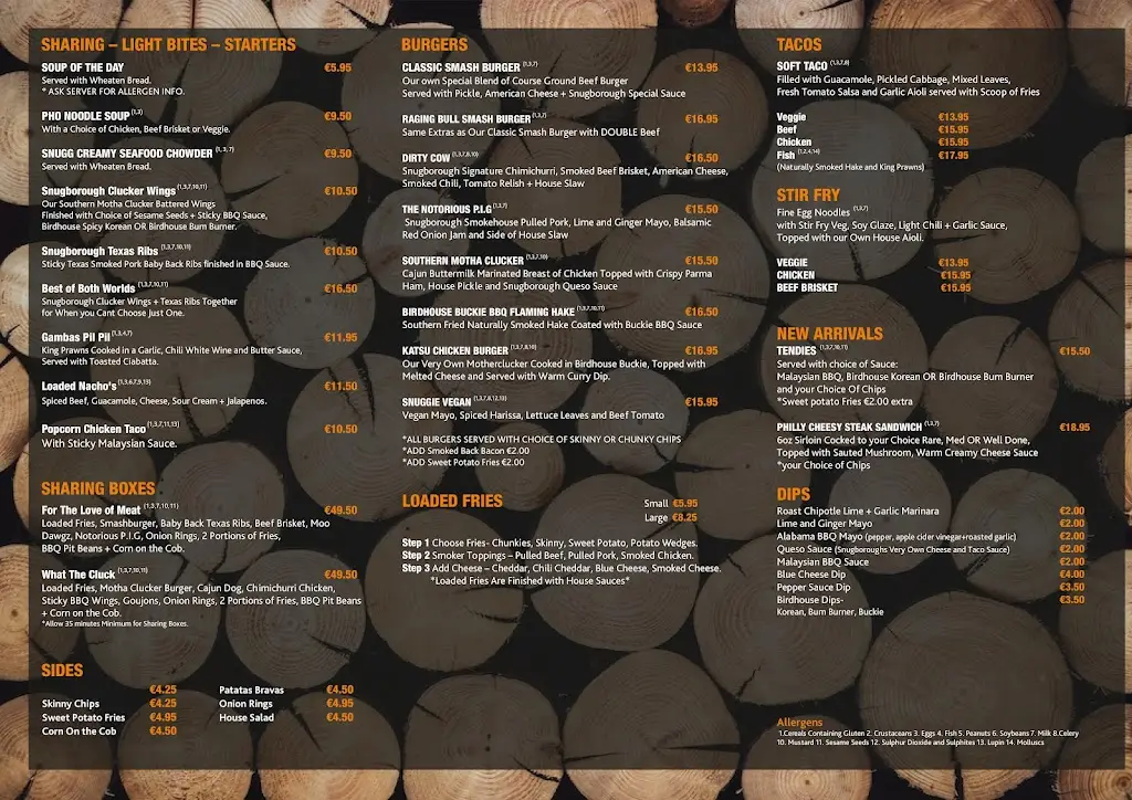 Menu_Snugborough_Letterkenny_imagen_3