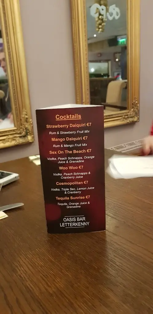 Menu_Oasis Bar_Letterkenny_immagine_4