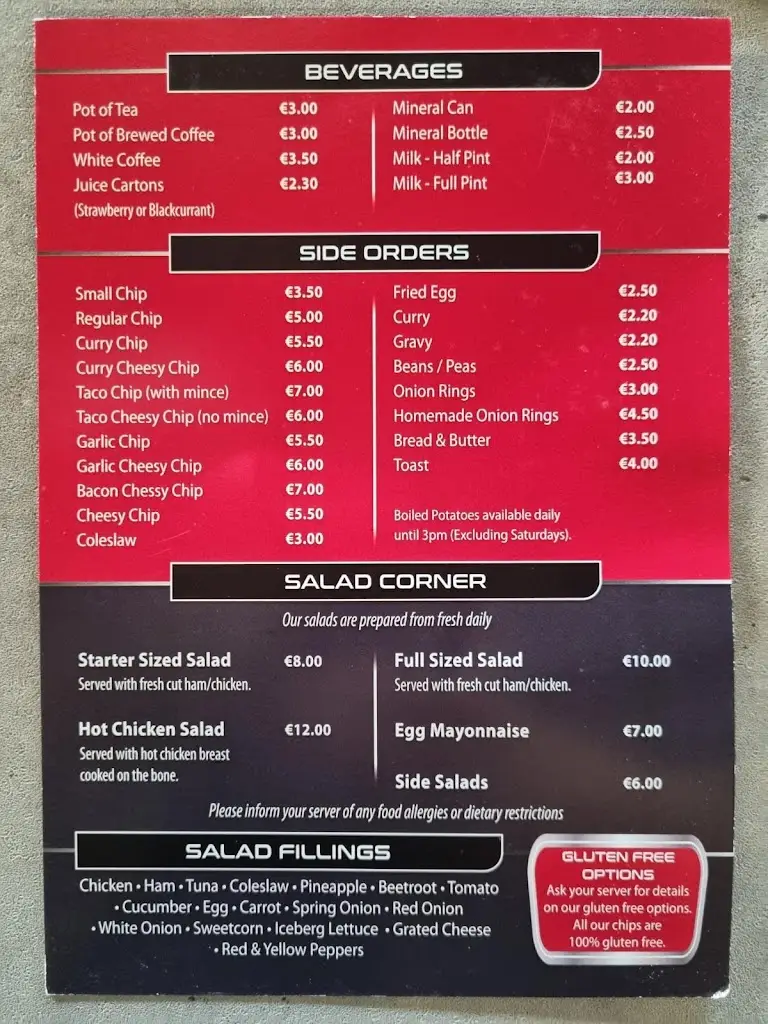Menu_Charleys Cafe_Letterkenny_immagine_2