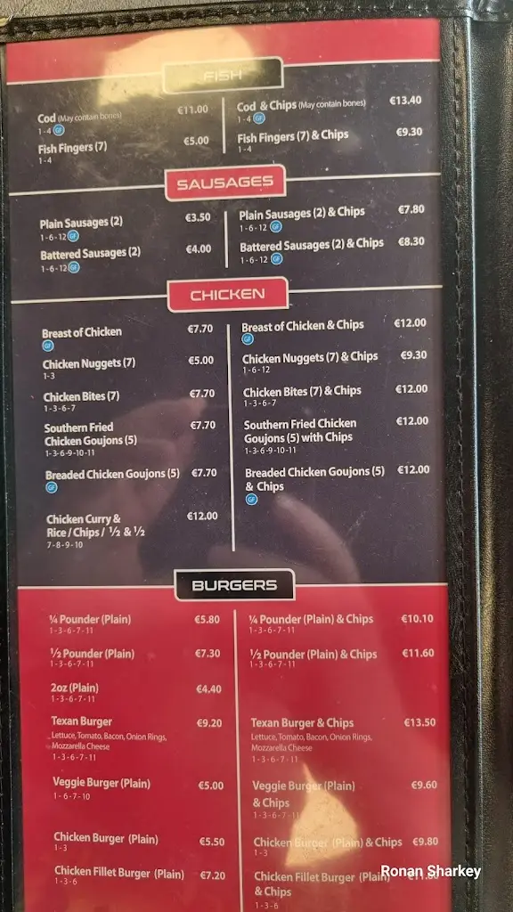 Menu_Charleys Cafe_Letterkenny_immagine_3
