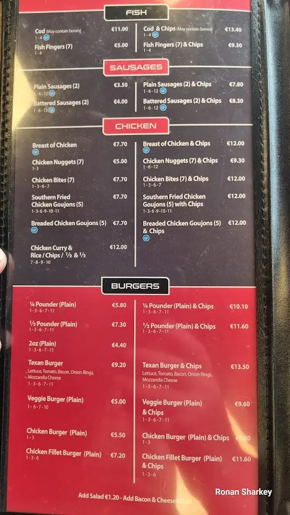 Menu_Charleys Cafe_Letterkenny_immagine_4