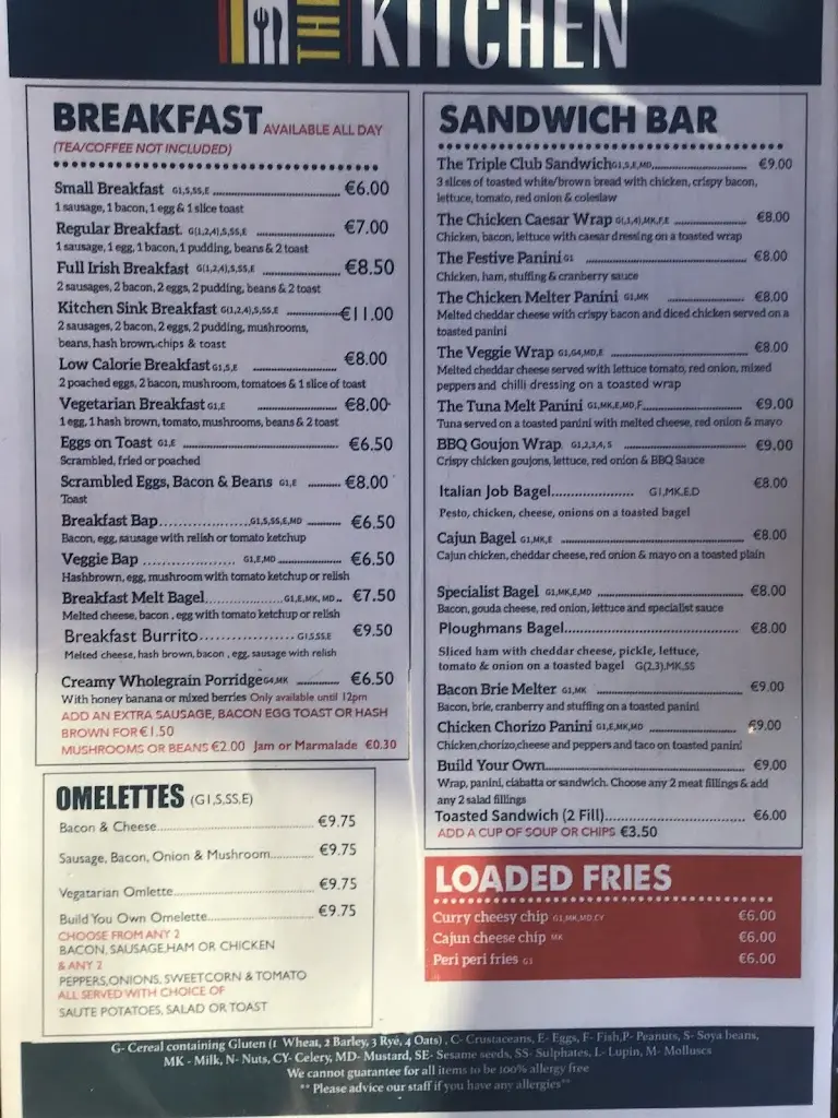 Menu_The Kitchen Main Street_Letterkenny_immagine_3
