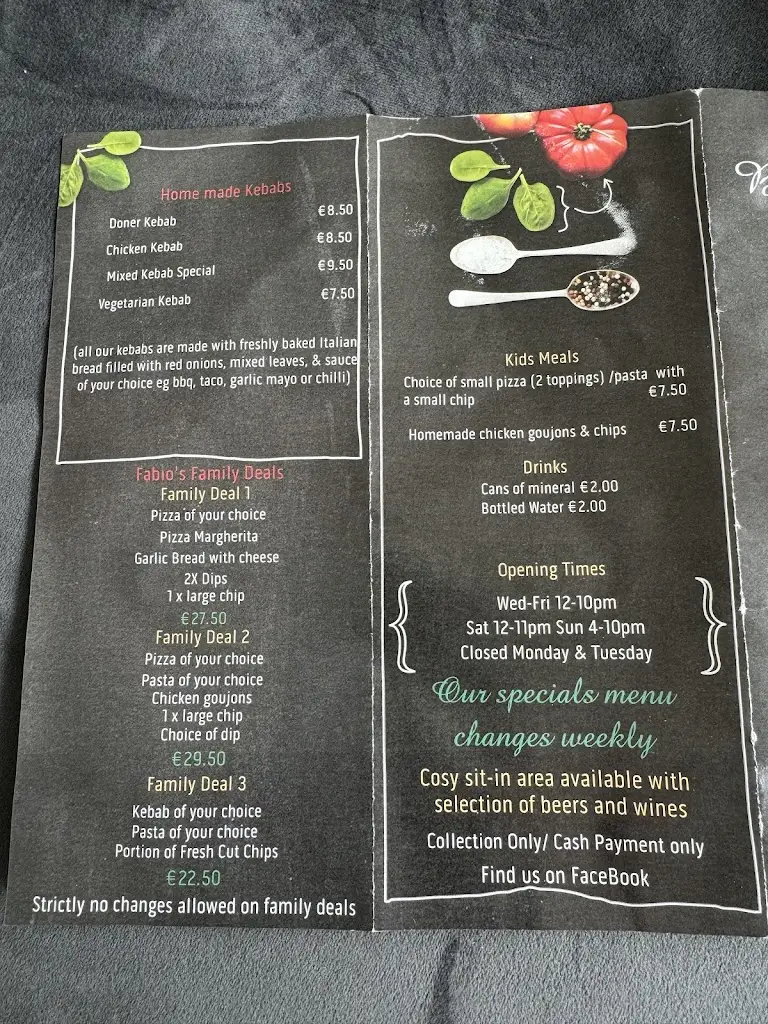 Menu_Nonna's Urban Italian Kitchen_Letterkenny_image_2