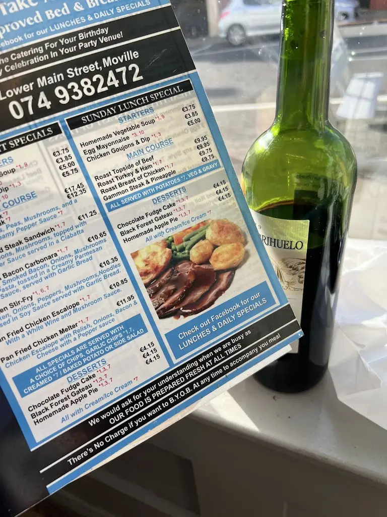 Menu_Barrons Cafe and Bed & Breakfast_Moville_imagen_4