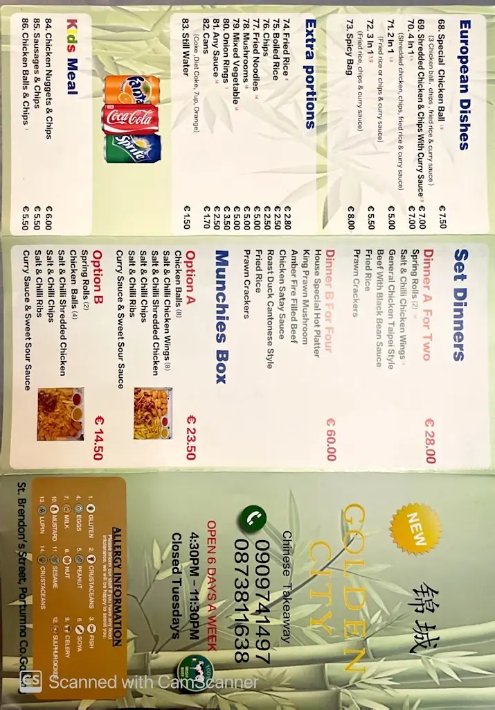 Menü_New Golden City Chinese_Portumna_Bild_3