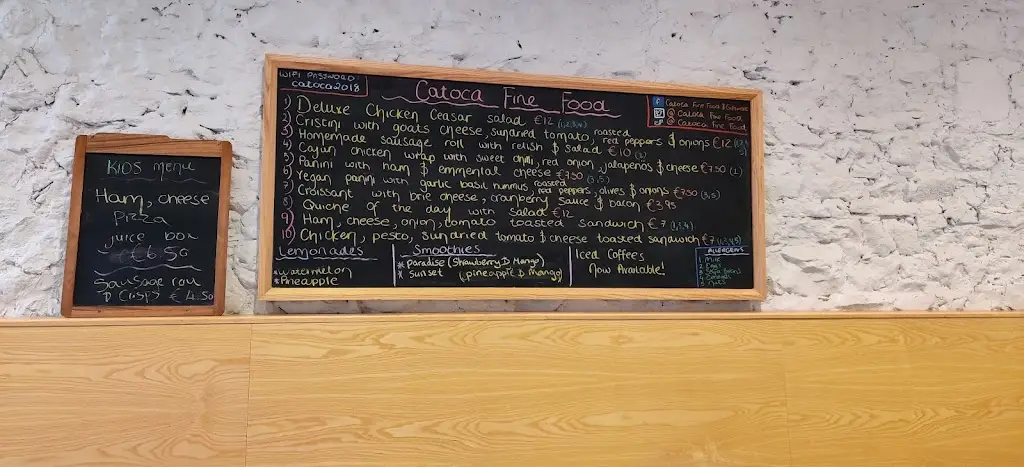 Menu_Portumna Castle Tea Room - CaToCa Fine Food_Portumna_image_1