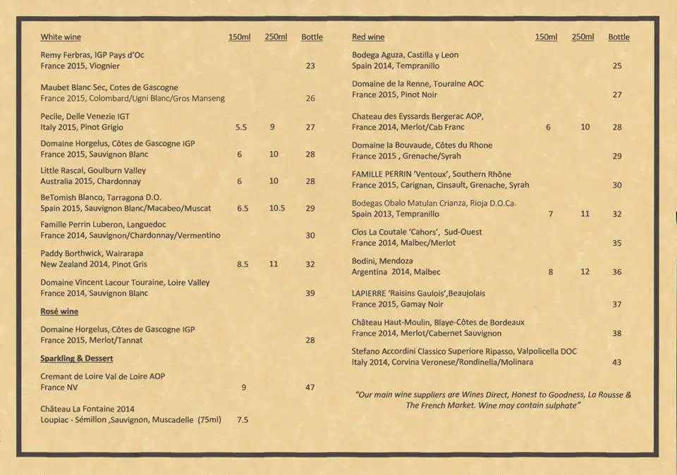 Menu_'Little Armorica' @ Cornerstone | Restaurant - Wine Bar - Tapas_Oranmore_image_3