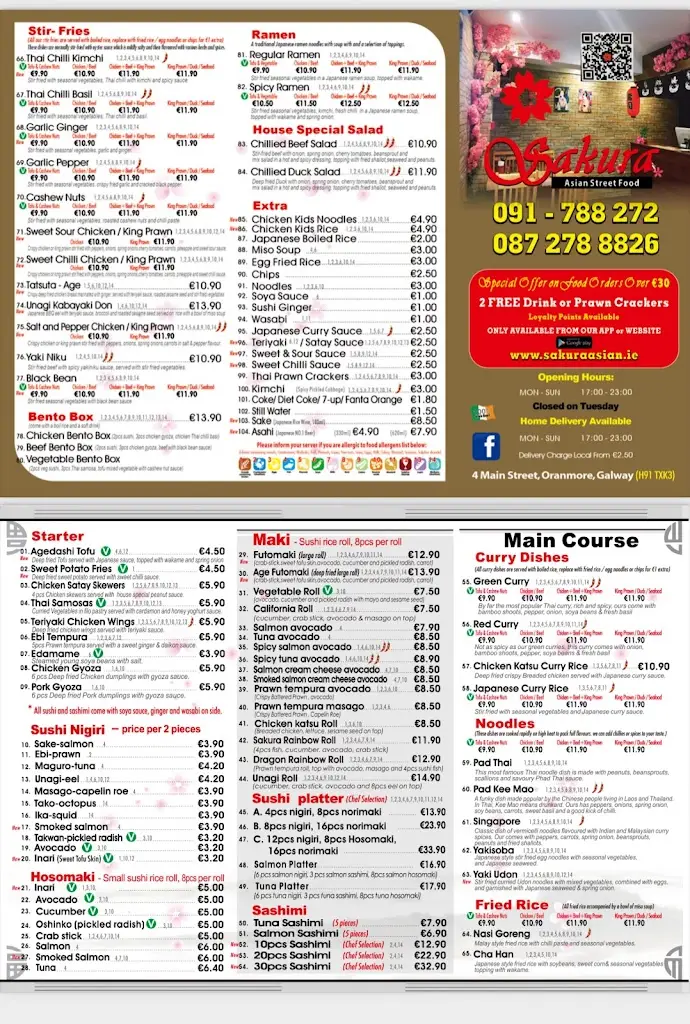Menu_Sakura Asian Street Food_Oranmore_image_1