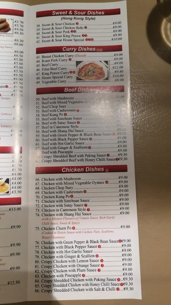 Menu_Ocean Palace_Swinford_image_2