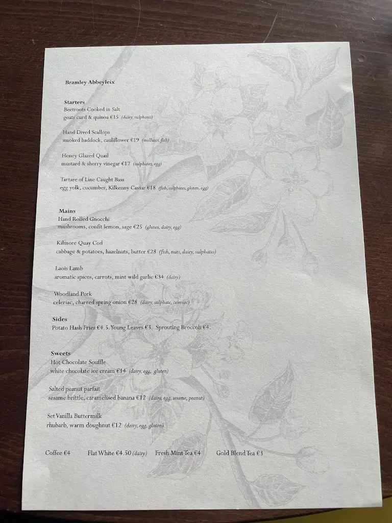 Menu_Bramley Abbeyleix_Abbeyleix_image_4