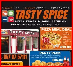 Menu_Tasty Spice Abbeyleix_Abbeyleix_image_3