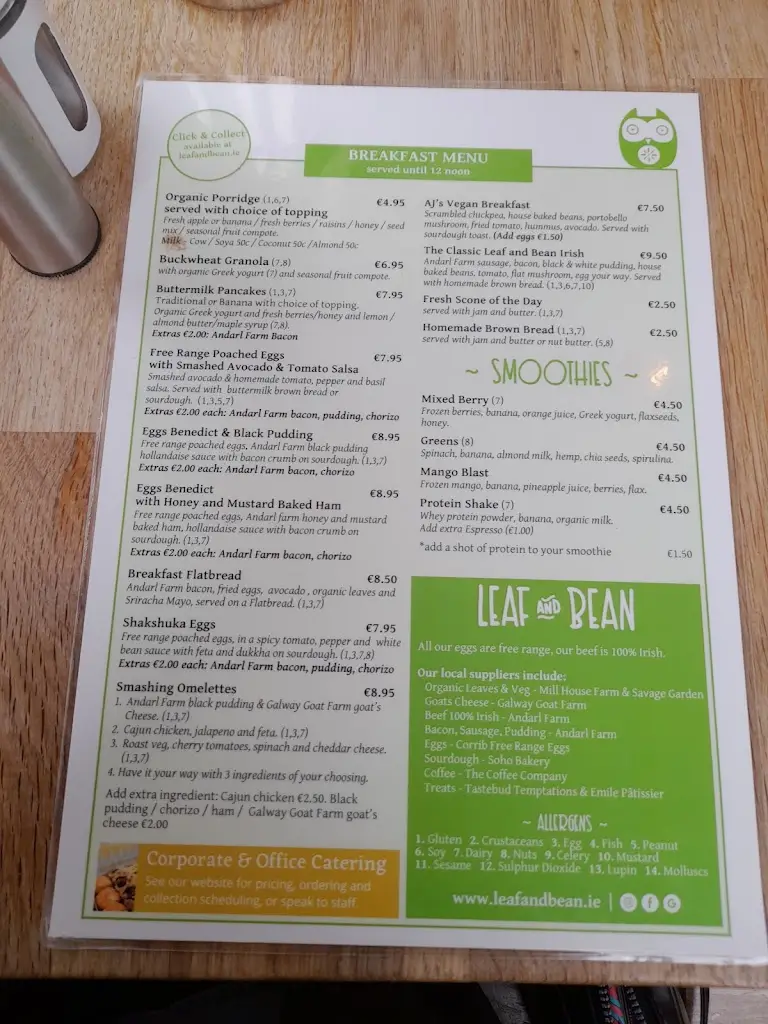 Menu_Leaf and Bean_Tuam_image_1