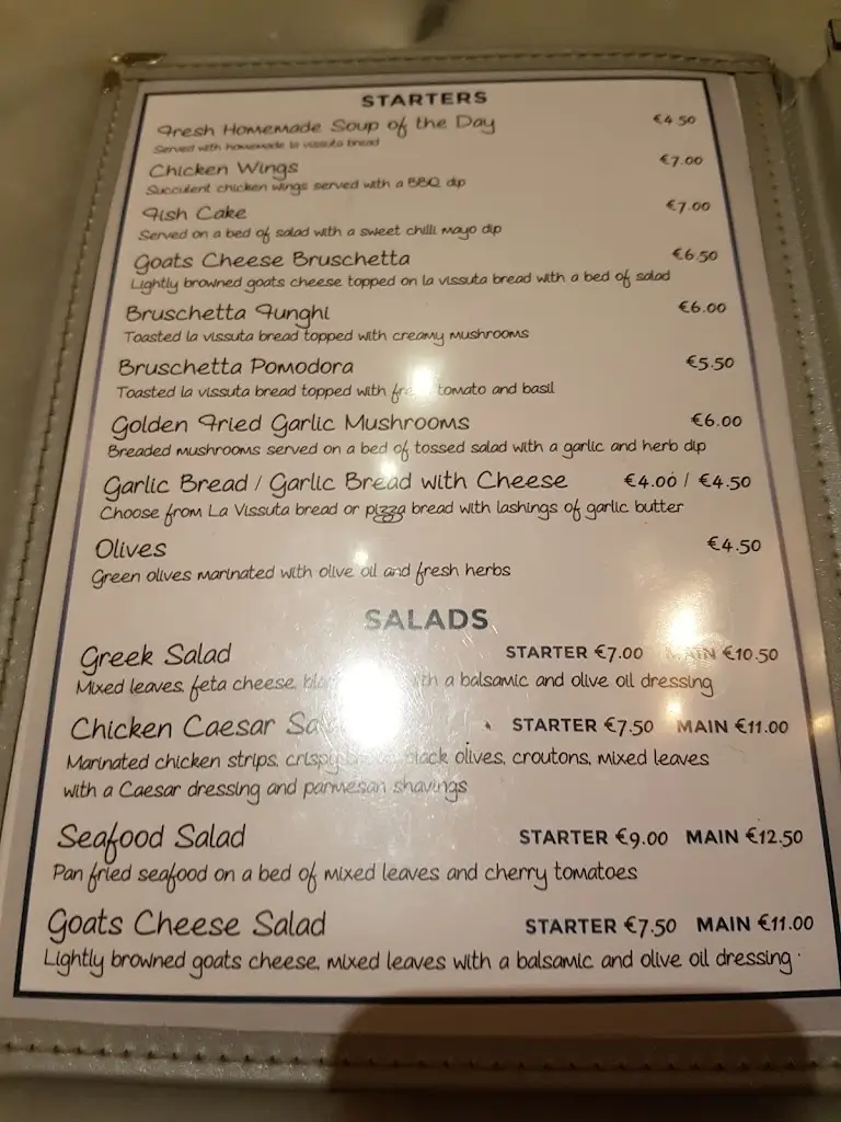 Menü_La Vissuta (The Snug)_Tuam_Bild_4