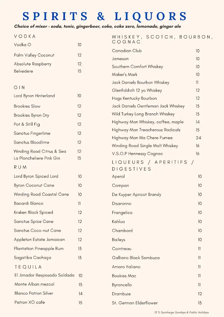 Menü_Vitto's Restaurant & Bar_Carrick-on-Shannon_Bild_2