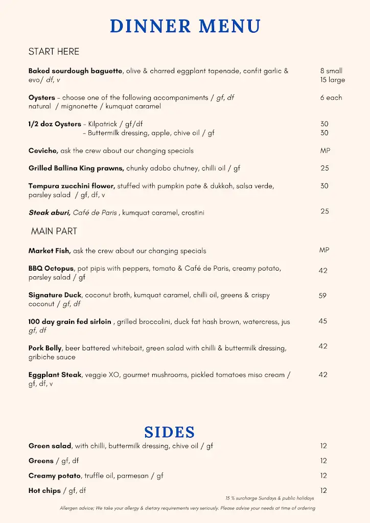 Menü_Vitto's Restaurant & Bar_Carrick-on-Shannon_Bild_4